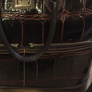 Dooney and Burke brown leather purse